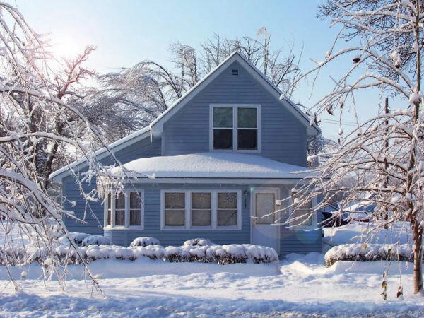 James Hardie Siding in Winter: