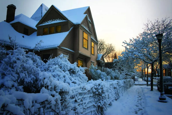 James Hardie Siding in Winter: